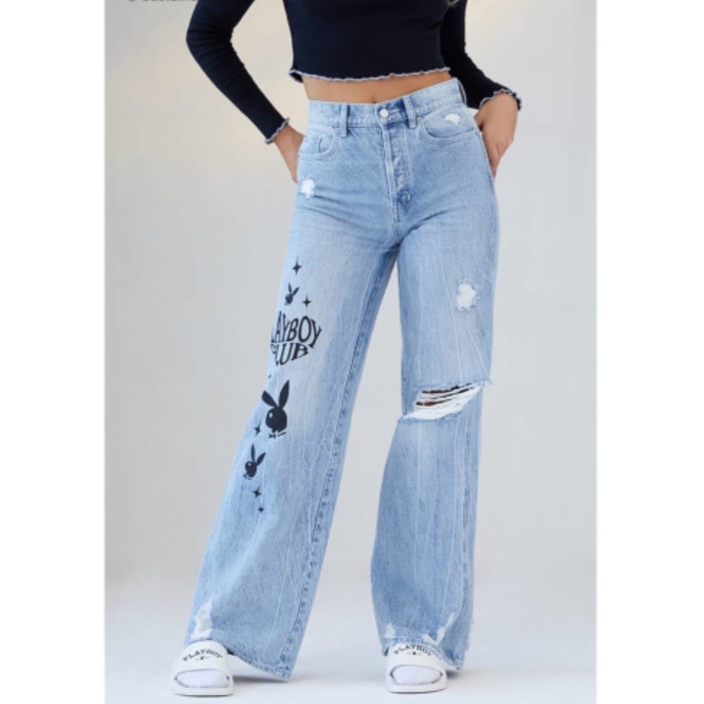 PACSUN‎ | Playboy Wide Leg Jeans | 24